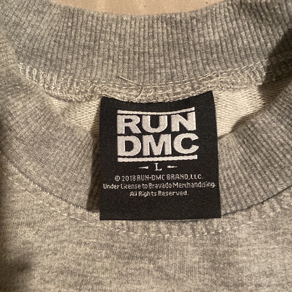 Large long sleeve crop Run DMC shirt - Picture 2 of 2